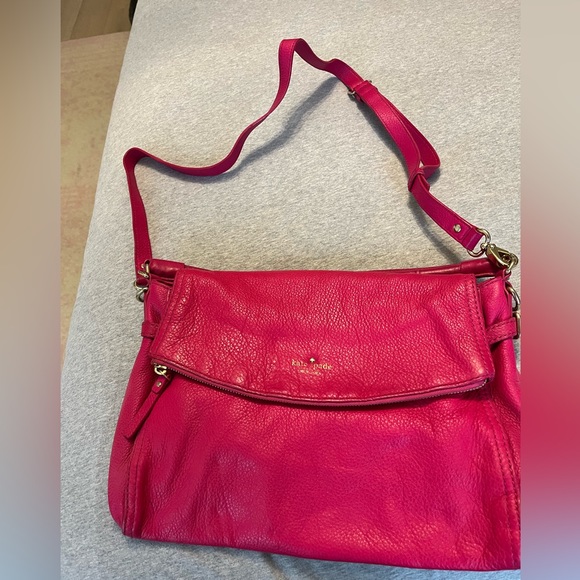 Pink Kate Spade top handle crossbody bag - Picture 3 of 4